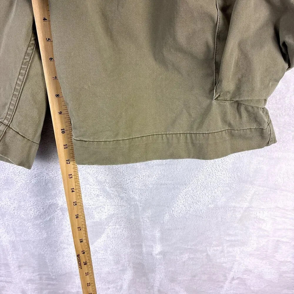 VTG Polo Ralph Lauren Cargo Shorts Men 40 Olive Baggy Preppy Grunge Military Y2K